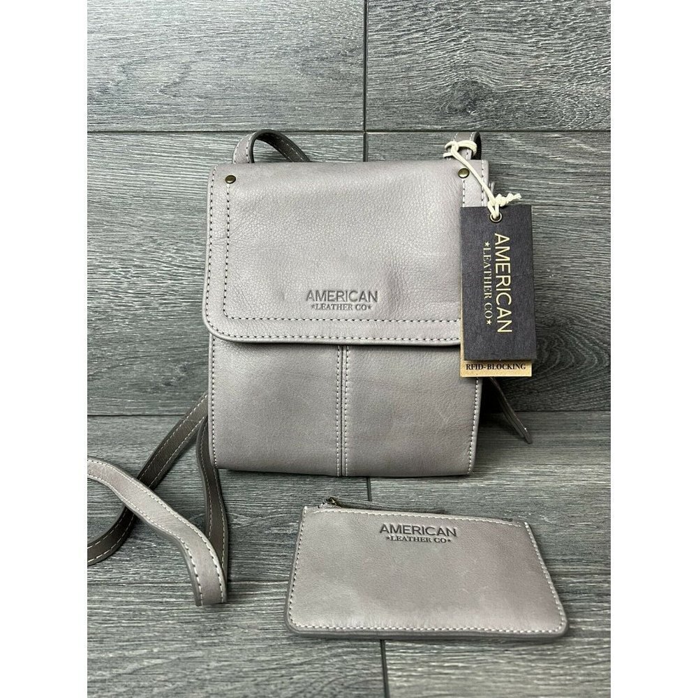 American Leather Co. Vintage Leather Crossbody - Kansas